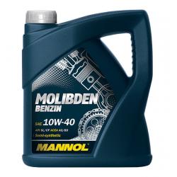Моторное масло Mannol Molibden Benzin SL/CF SAE 10W-40 4л