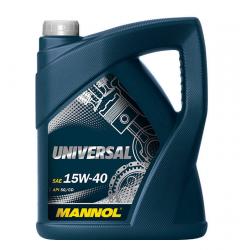 Моторное масло Mannol Universal SAE 15W-40 SG/CD 5л