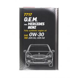 Моторное масло Mannol O.E.M. for Mercedes Benz SAE 0W-30 C2/C3 4л Metal