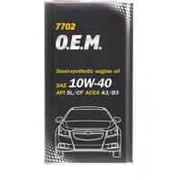 Моторное масло Mannol 7702 O.E.M. for Chevrolet Opel SL/CF SAE 10W-40 1л Metal